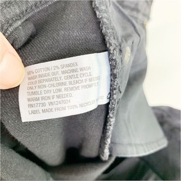 NEW Wild Fable Women's Black Mini Distressed Split Front Jean Skirt Size 2 - Picture 9 of 10